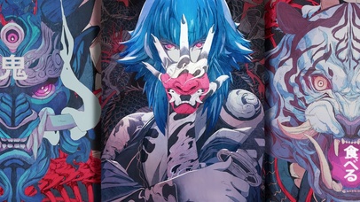 赛博朋克 般若美少女