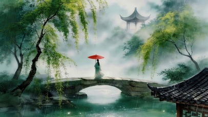 江南烟雨