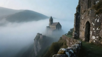迷雾山巅古堡
