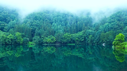山水湖面