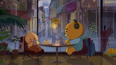 雨天的小熊咖啡厅