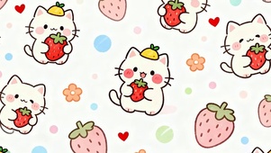 草莓猫咪