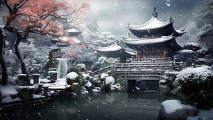 古风雪景