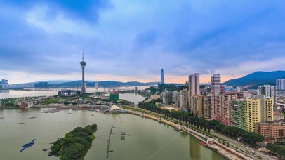 4K 高清 澳门城市景观
