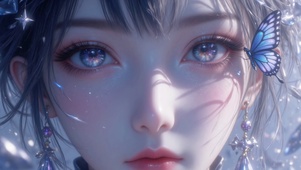 灵眸眼睛里有星星 