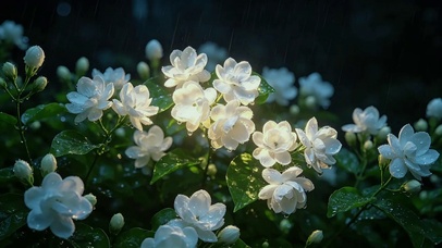 雨夜茉莉花