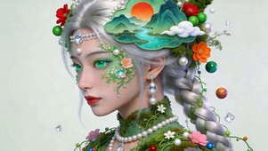 清纯长发女孩