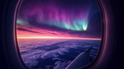 天空极光