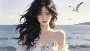 夏日可爱女孩