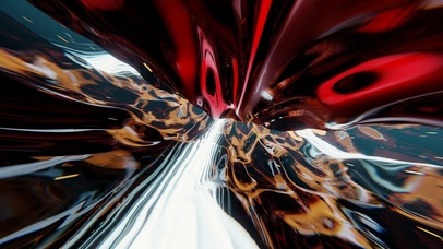 科幻·穿越旋转星空隧道