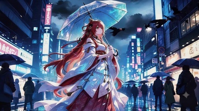 和服女孩
