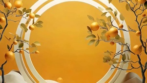 小清新树木带鱼屏