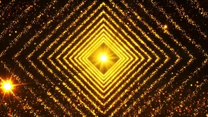 金色菱形粒子