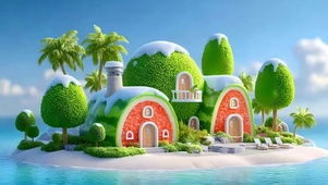 海岛小屋