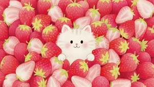 草莓猫咪