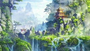 山谷风光