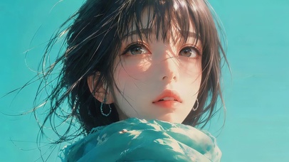短发女孩