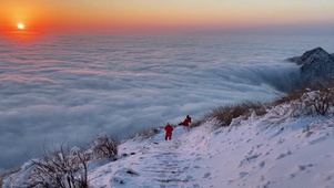 冬季武功山