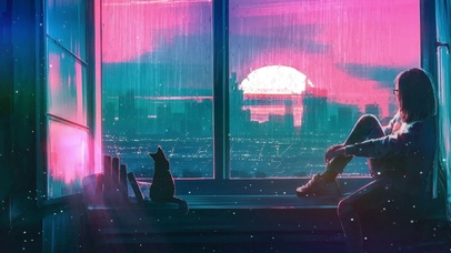 窗外雨纷纷