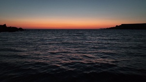解压壁纸·夕阳海面
