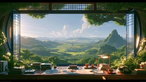 窗外的风景4K