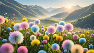 梦幻蒲公英