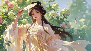 俏皮古装少女