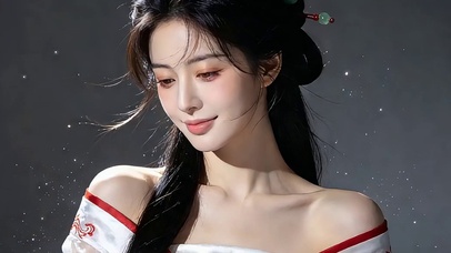 古风白绸