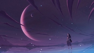 夜晚的海边