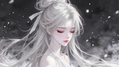 古风白发雪姬