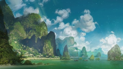 治愈唯美山水护眼