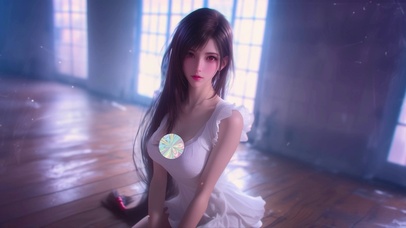 居家可爱女孩蒂法