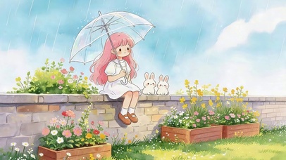 可爱小女孩