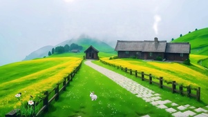 清新的早晨