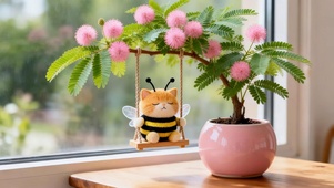 可爱小蜜蜂猫咪