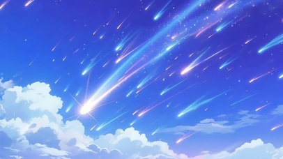 唯美流星雨