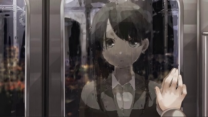 列车玻璃雨