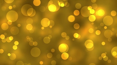 艳黄色闪光泡泡
