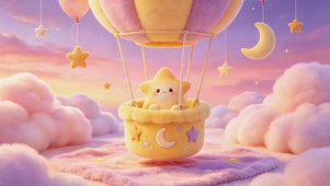 柔软粉色治愈星星崽