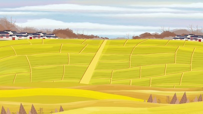 芒种节气麦田麦穗播种燕子