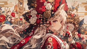 4K 华丽少女