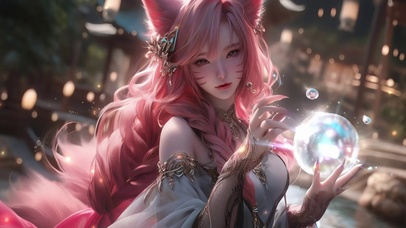 唯美狐耳女孩