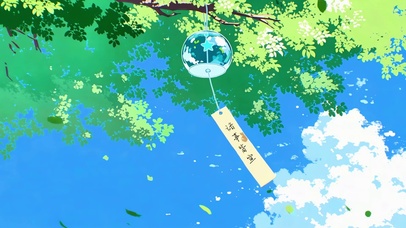 春风拂过风铃树梢