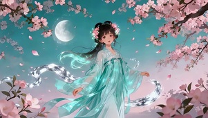 海棠月宴・青襦影