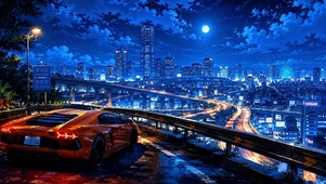 夜与跑车