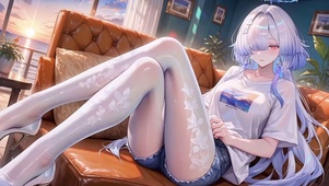 晚霞窗边莫宁