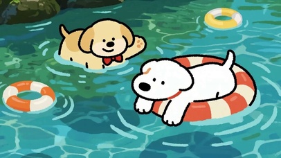 夏天可爱小清新萌宠