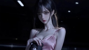 柔粉暗夜
