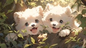 4K 小白狗