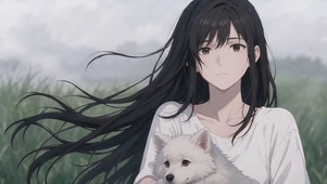 冷眸少女与犬